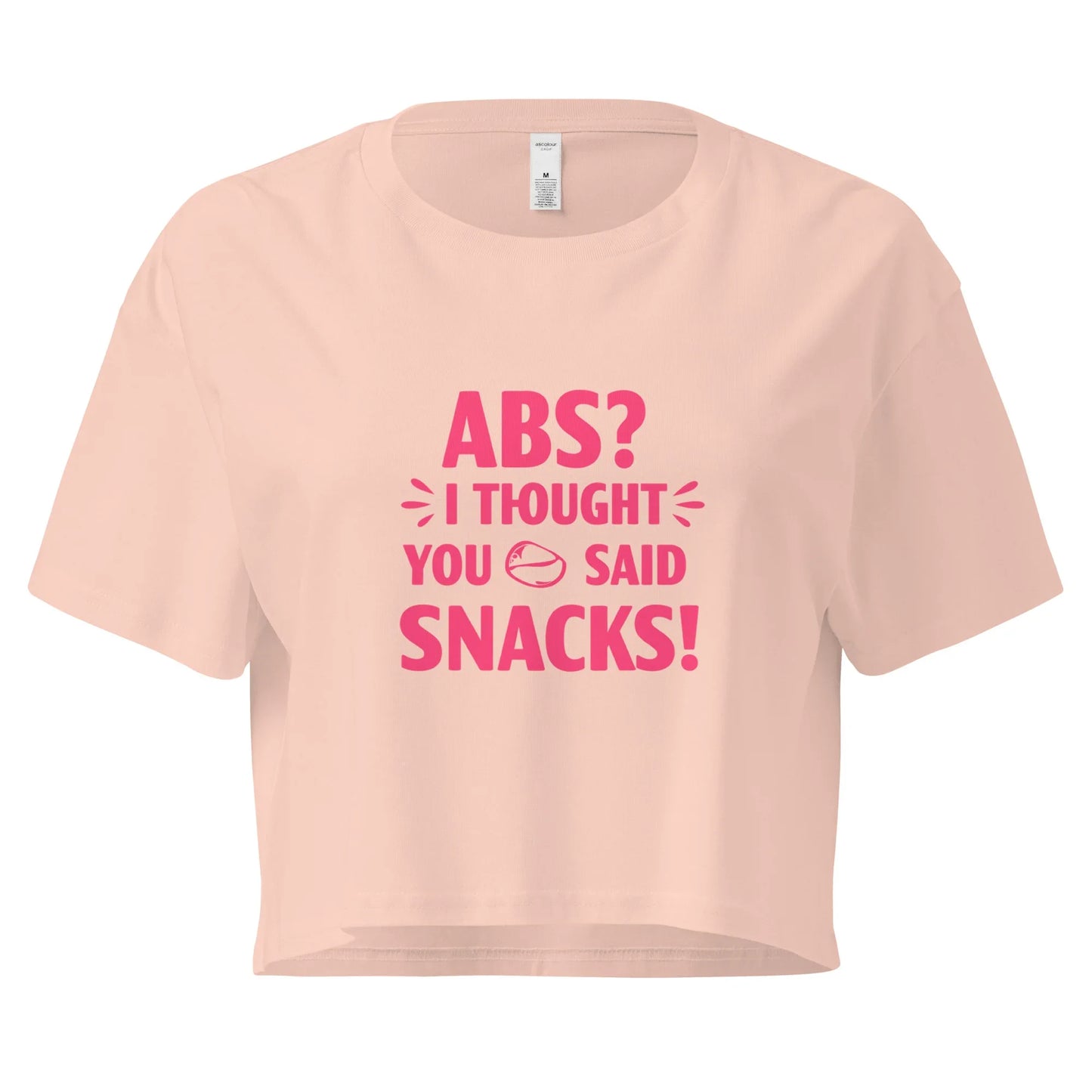 Women’s Crop Top | ABS? I Thought You Said Snacks! - AwRans Clothing