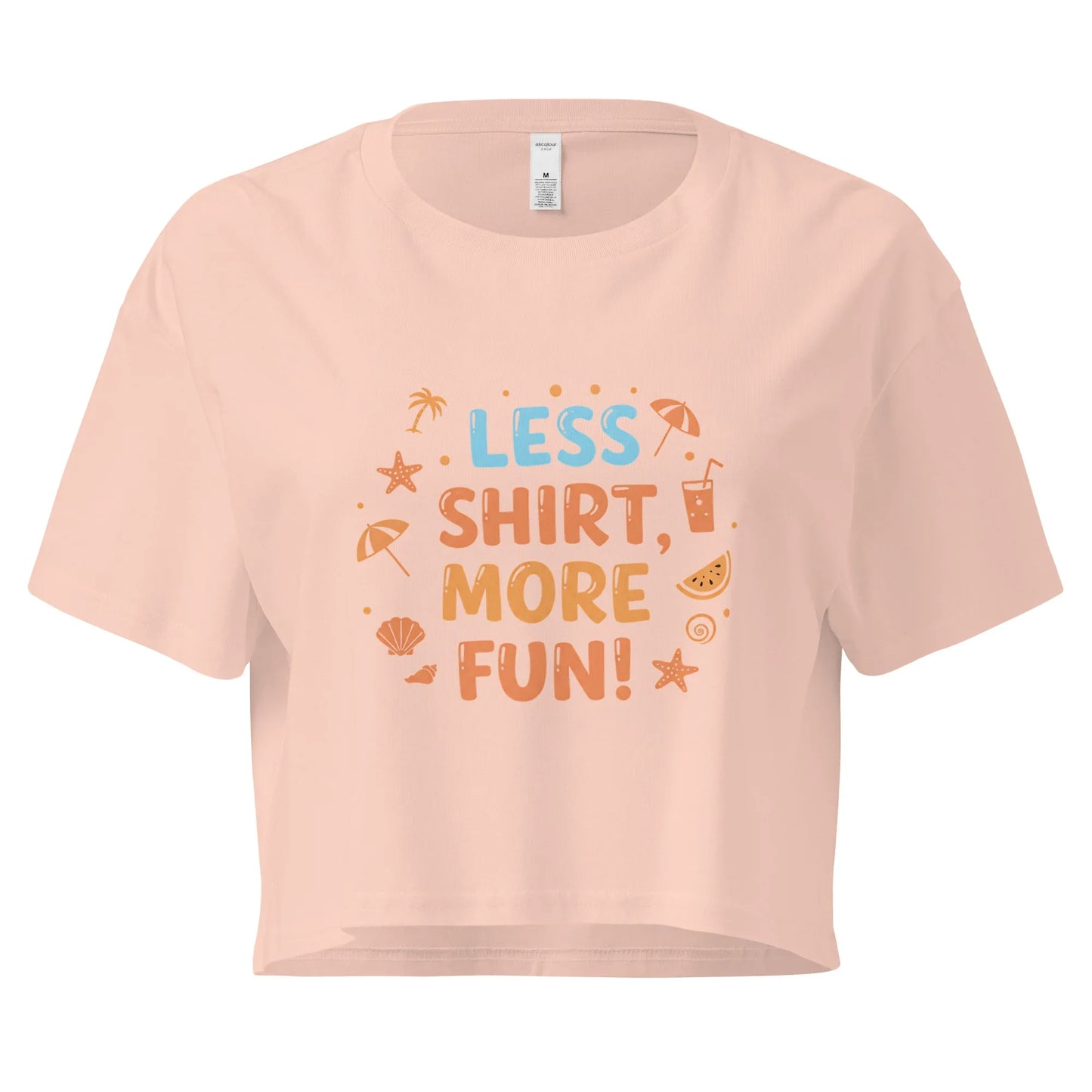 Women’s Crop Top | Less Shirt More Fun! - AwRans Clothing