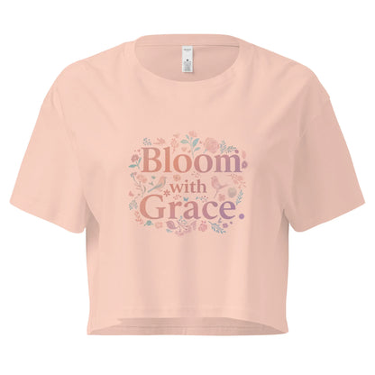 Women’s Crop Top | Bloom With Grace - AwRans Clothing