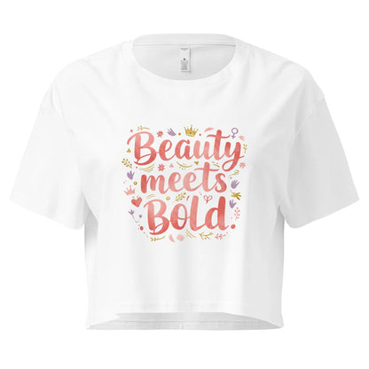 Women’s Crop Top | Beauty Meets Bold - AwRans Clothing
