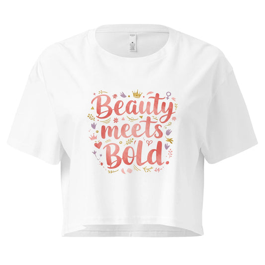 Women’s Crop Top | Beauty Meets Bold - AwRans Clothing