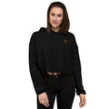 RS | Crop Hoodie Black Crop Hoodie AwRans Clothing womens-cropped-hoodie-black-front-65a97526583fb