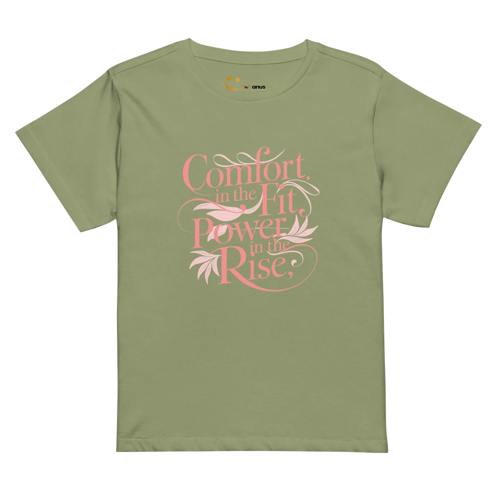 Women’s High-Waisted T-Shirt | Comfort In The Fit Power In The Rise - AwRans Clothing