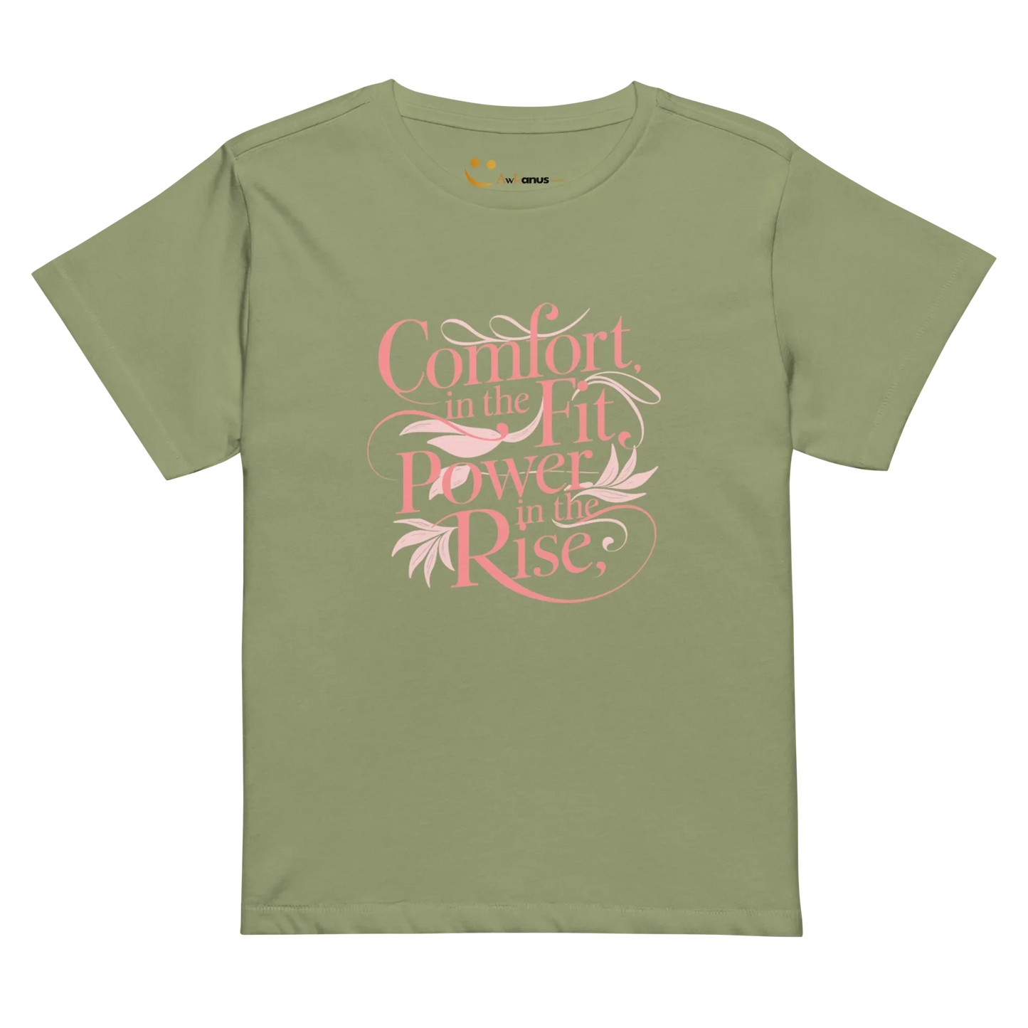 Women’s High-Waisted T-Shirt | Comfort In The Fit Power In The Rise - AwRans Clothing