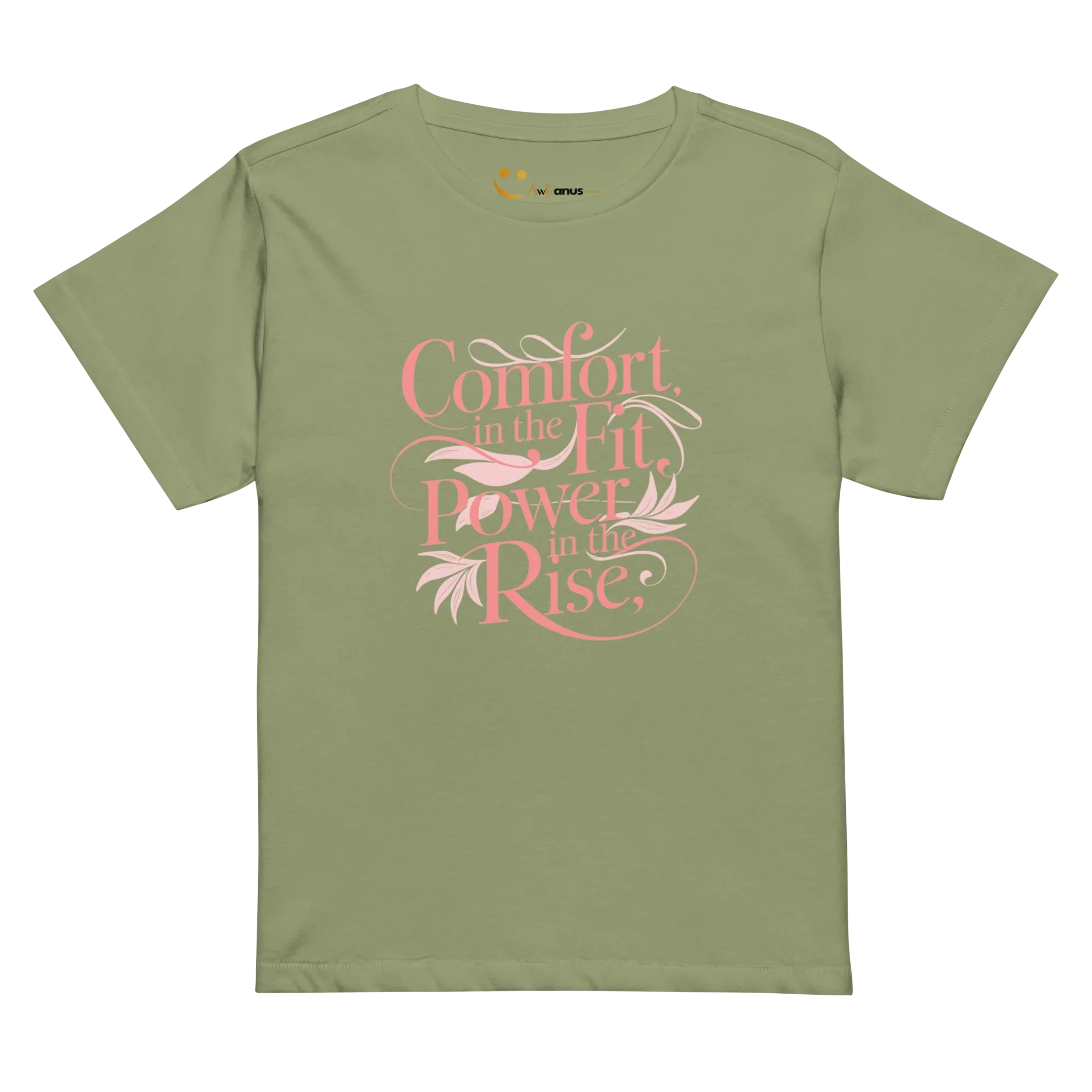 Women’s High-Waisted T-Shirt | Comfort In The Fit Power In The Rise - AwRans Clothing