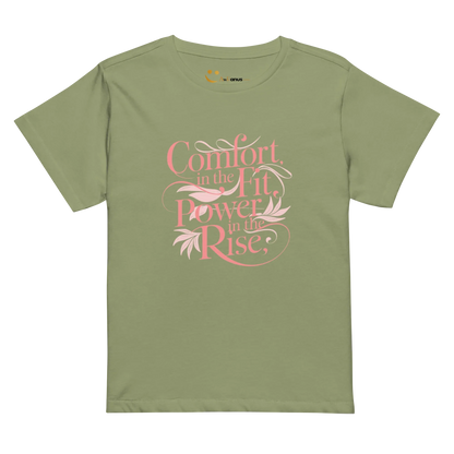 Women’s High-Waisted T-Shirt | Comfort In The Fit Power In The Rise - AwRans Clothing