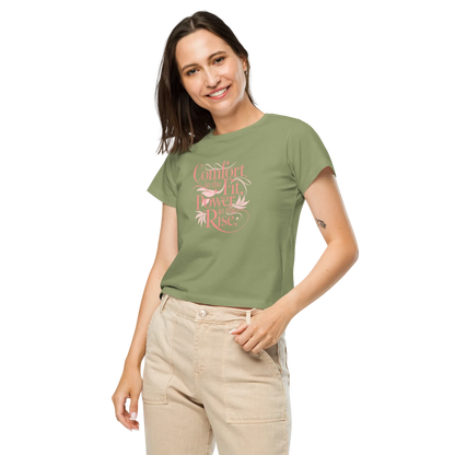 Women’s High-Waisted T-Shirt | Comfort In The Fit Power In The Rise - AwRans Clothing