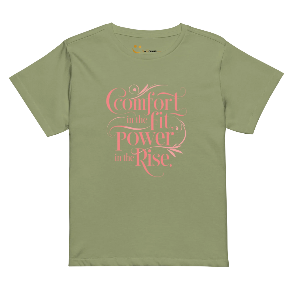 Women’s High-Waisted T-Shirt | Comfort In The Fit Poer In The Rise - AwRans Clothing
