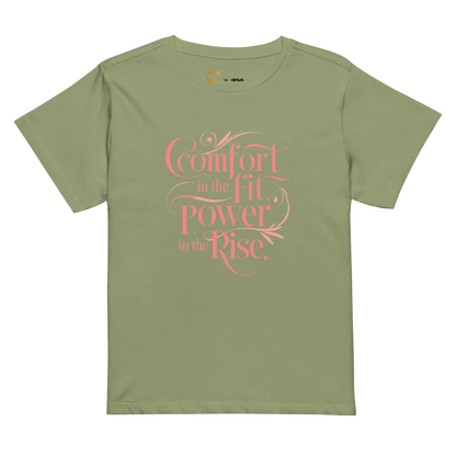 Women’s High-Waisted T-Shirt | Comfort In The Fit Poer In The Rise - AwRans Clothing