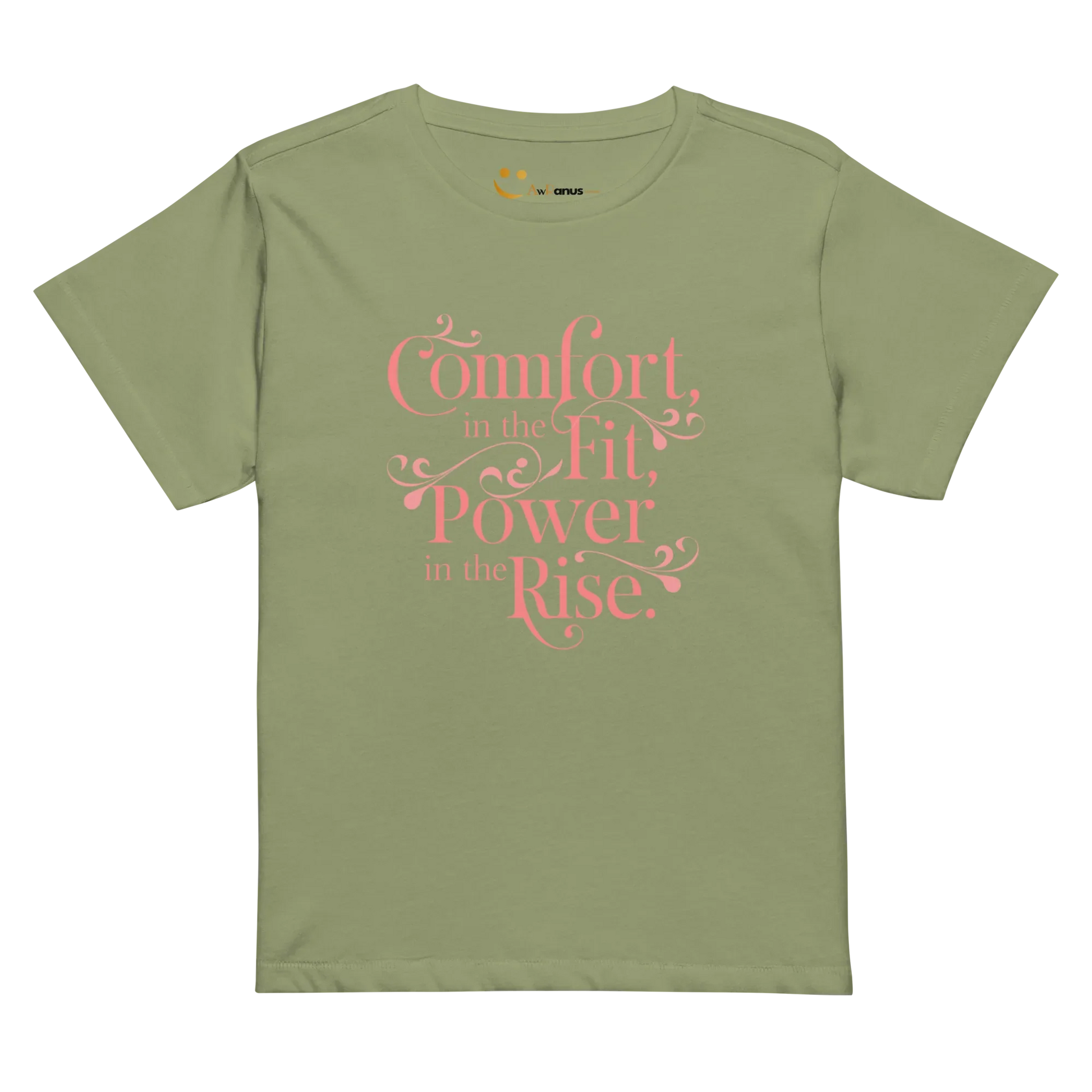Women’s High-Waisted T-Shirt | Comfort In The Fit Power In The Rise - AwRans Clothing