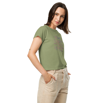 Women’s High-Waisted T-Shirt | Where Elegance Meets Effortless - AwRans Clothing