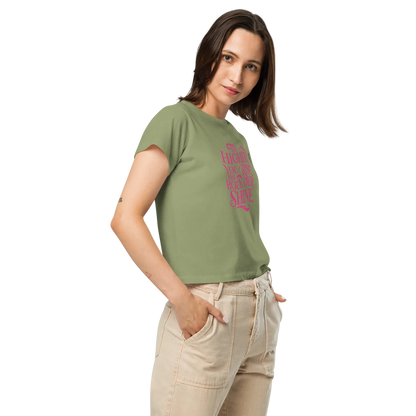 Women’s High-Waisted T-Shirt | The Higher You Shine The Bolder You Rise - AwRans Clothing