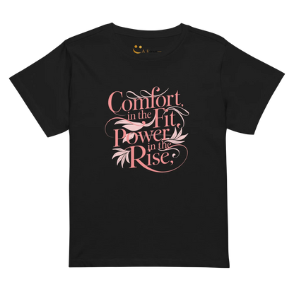 Women’s High-Waisted T-Shirt | Comfort In The Fit Power In The Rise - AwRans Clothing
