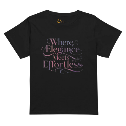 Women’s High-Waisted T-Shirt | Where Elegance Meets Effortless - AwRans Clothing