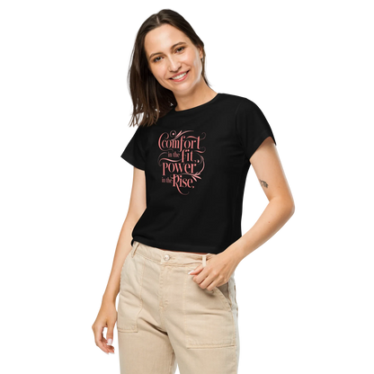 Women’s High-Waisted T-Shirt | Comfort In The Fit Poer In The Rise - AwRans Clothing