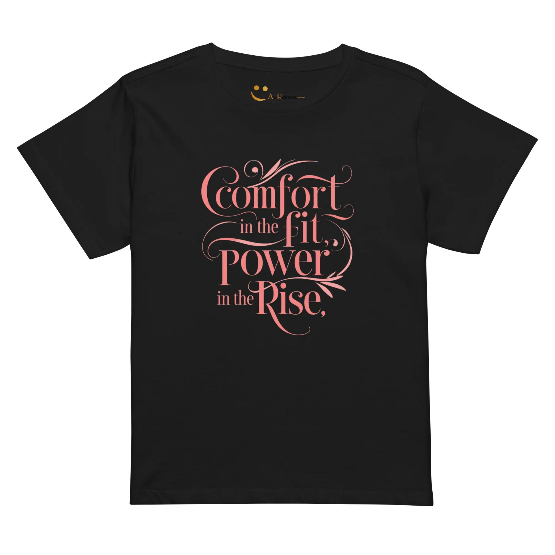 Women’s High-Waisted T-Shirt | Comfort In The Fit Poer In The Rise - AwRans Clothing
