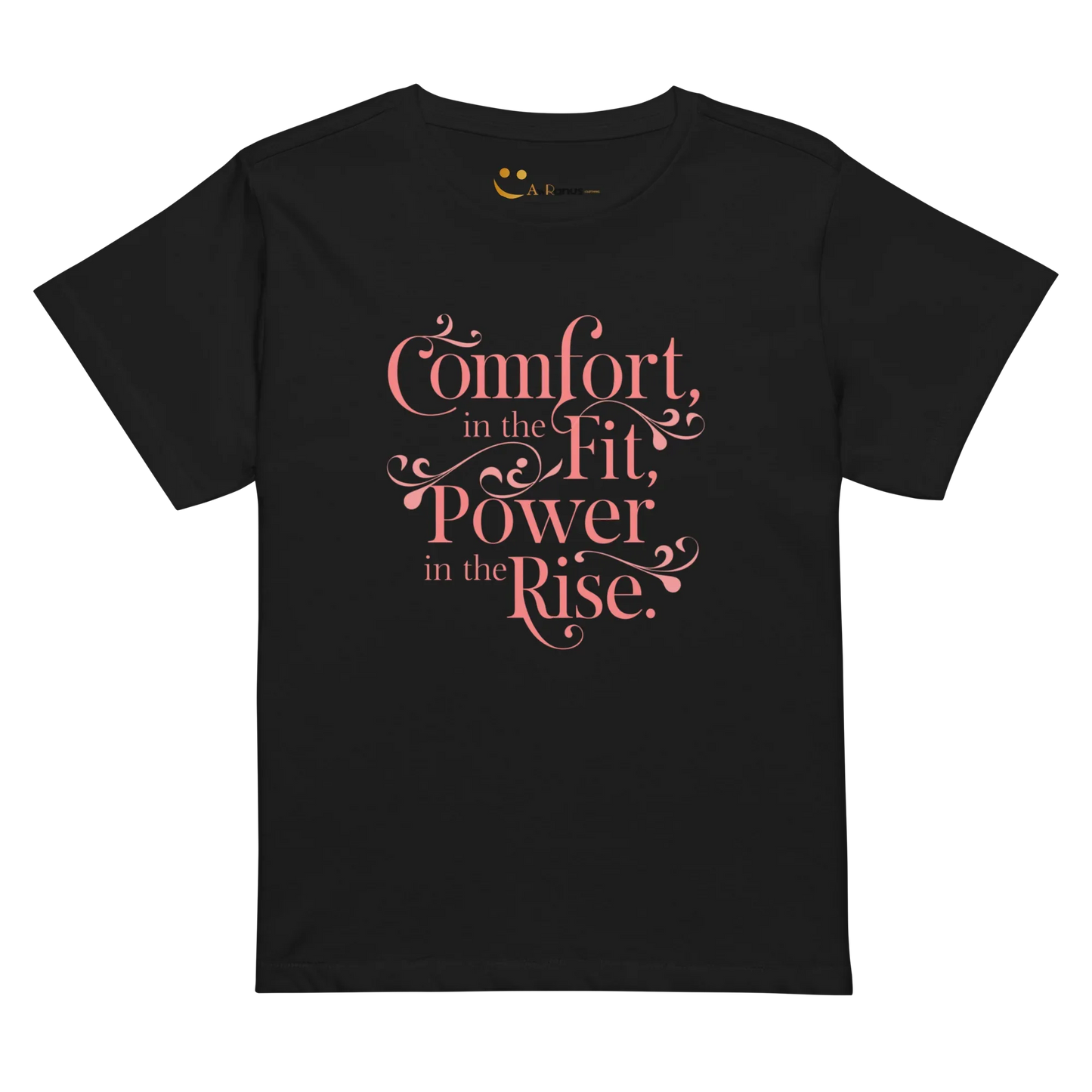 Women’s High-Waisted T-Shirt | Comfort In The Fit Power In The Rise - AwRans Clothing