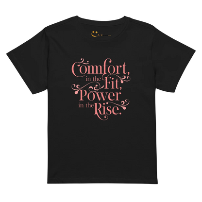 Women’s High-Waisted T-Shirt | Comfort In The Fit Power In The Rise - AwRans Clothing