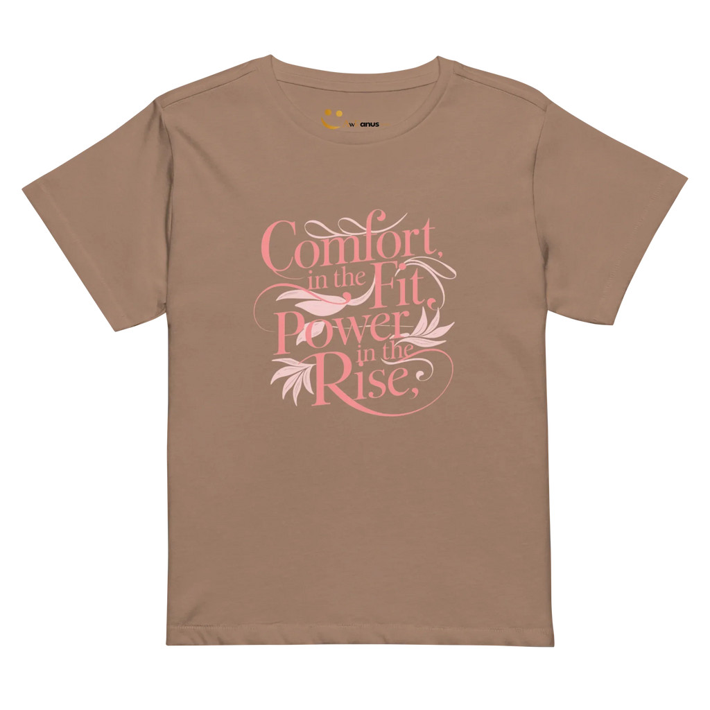 Women’s High-Waisted T-Shirt | Comfort In The Fit Power In The Rise - AwRans Clothing