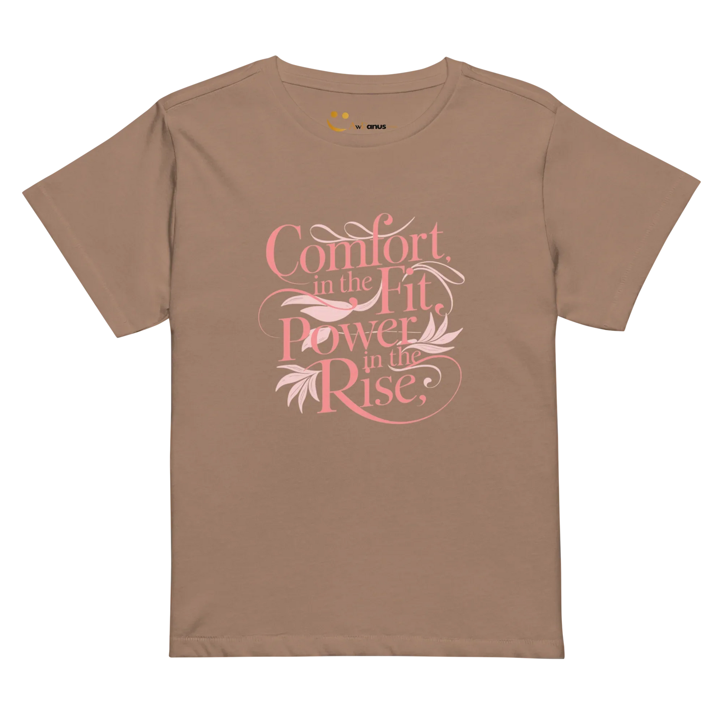 Women’s High-Waisted T-Shirt | Comfort In The Fit Power In The Rise - AwRans Clothing