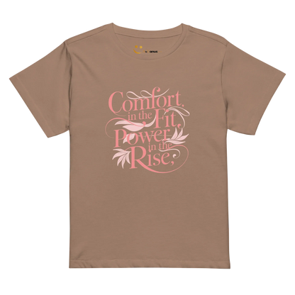 Women’s High-Waisted T-Shirt | Comfort In The Fit Power In The Rise - AwRans Clothing