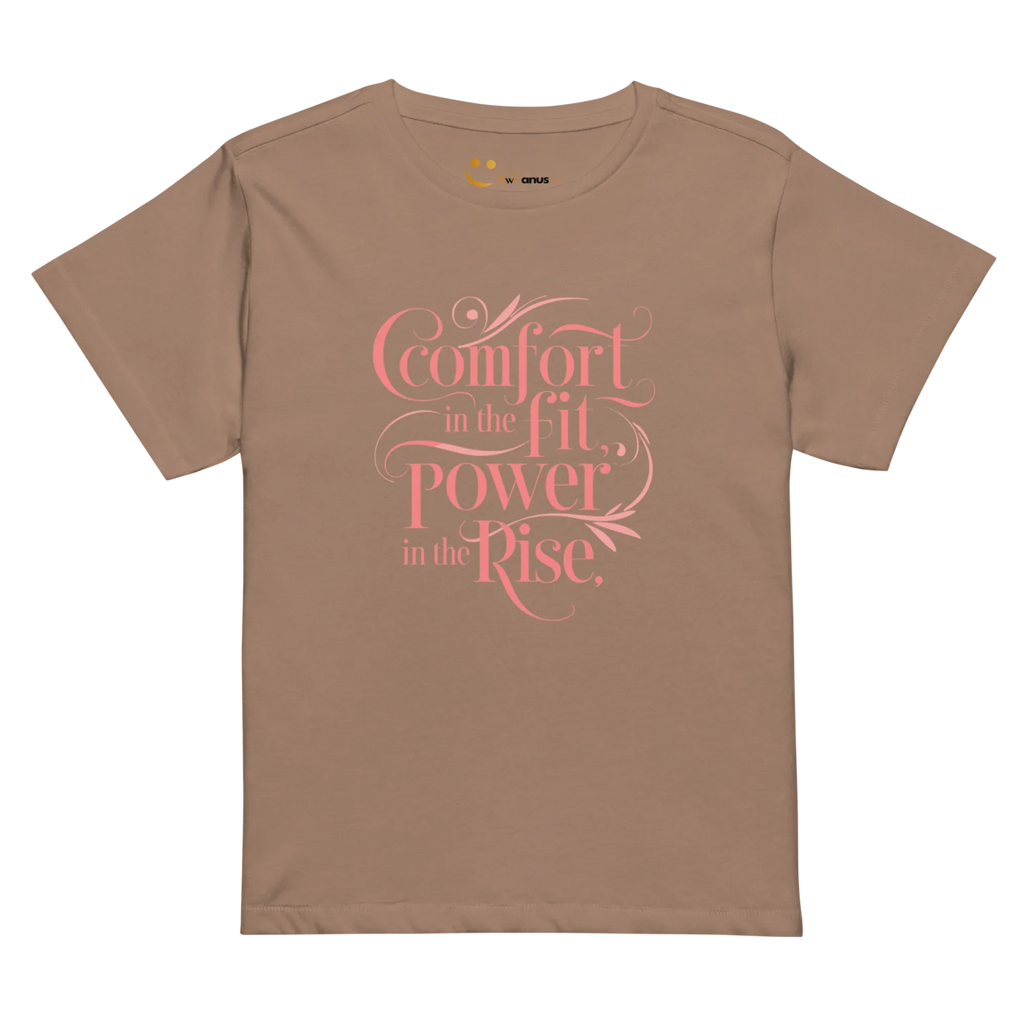 Women’s High-Waisted T-Shirt | Comfort In The Fit Poer In The Rise - AwRans Clothing
