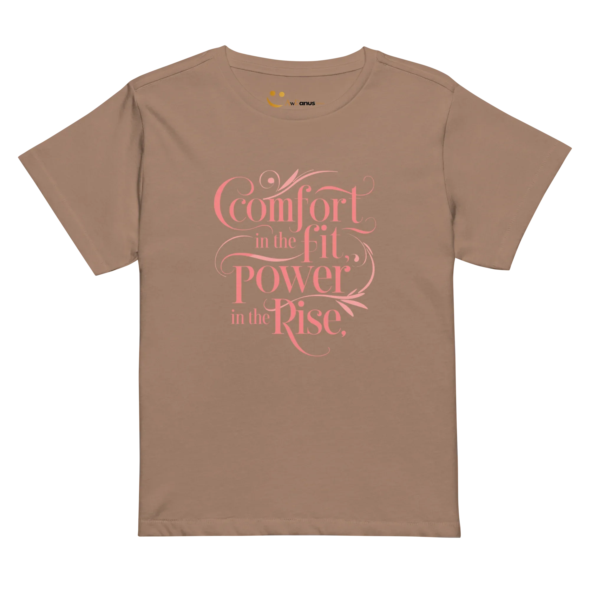 Women’s High-Waisted T-Shirt | Comfort In The Fit Poer In The Rise - AwRans Clothing