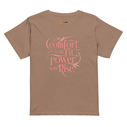 Women’s High-Waisted T-Shirt | Comfort In The Fit Poer In The Rise - AwRans Clothing