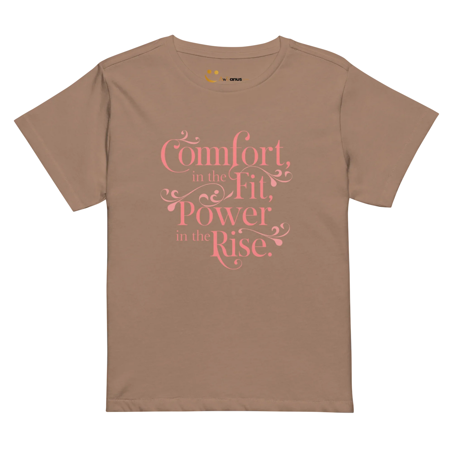 Women’s High-Waisted T-Shirt | Comfort In The Fit Power In The Rise - AwRans Clothing