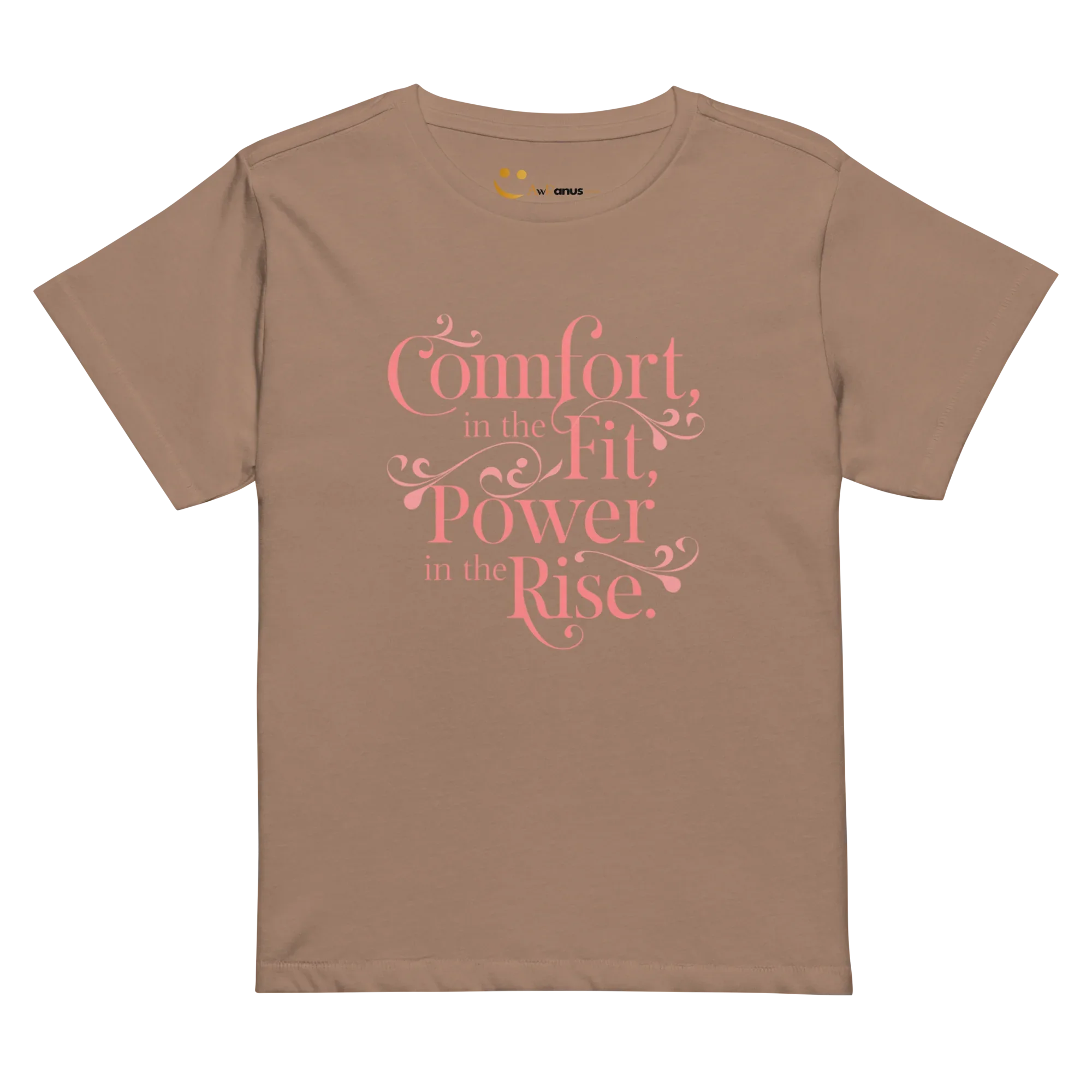 Women’s High-Waisted T-Shirt | Comfort In The Fit Power In The Rise - AwRans Clothing