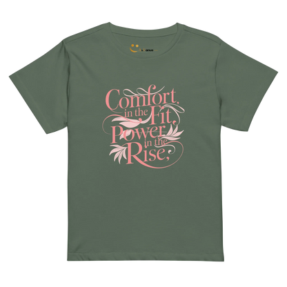Women’s High-Waisted T-Shirt | Comfort In The Fit Power In The Rise - AwRans Clothing