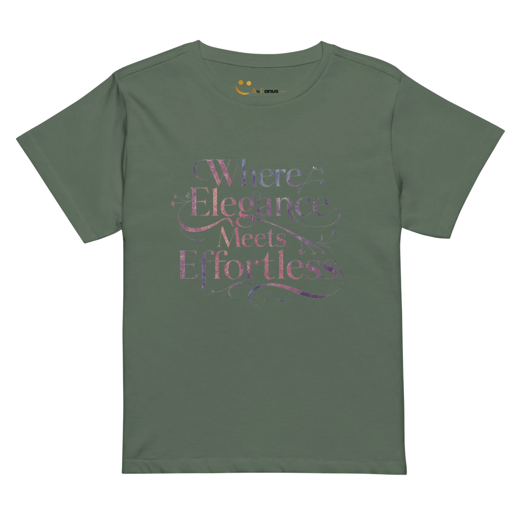 Women’s High-Waisted T-Shirt | Where Elegance Meets Effortless - AwRans Clothing