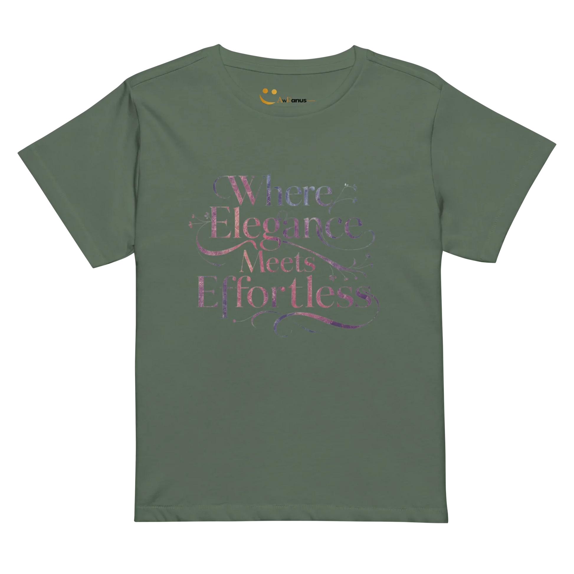 Women’s High-Waisted T-Shirt | Where Elegance Meets Effortless - AwRans Clothing