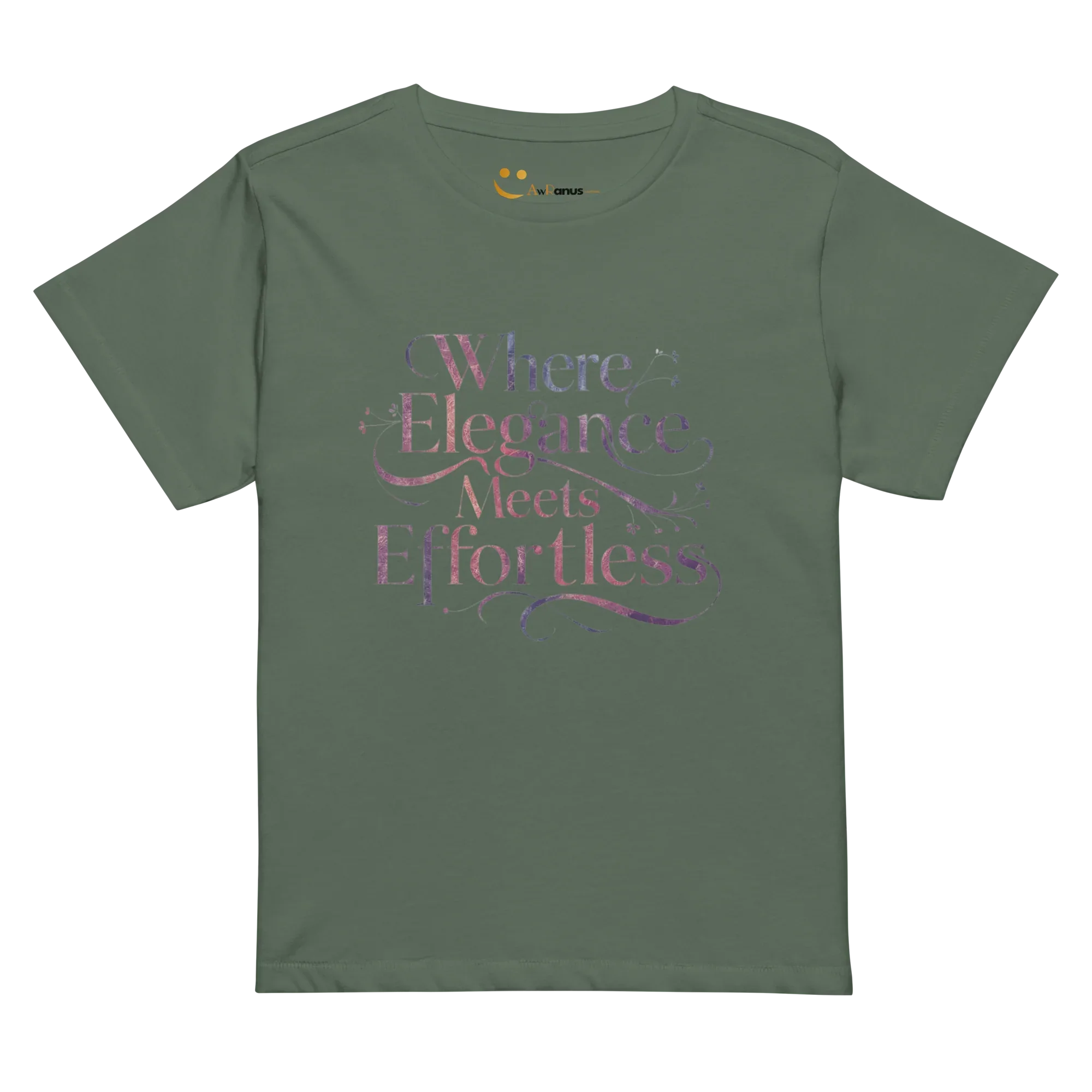 Women’s High-Waisted T-Shirt | Where Elegance Meets Effortless - AwRans Clothing