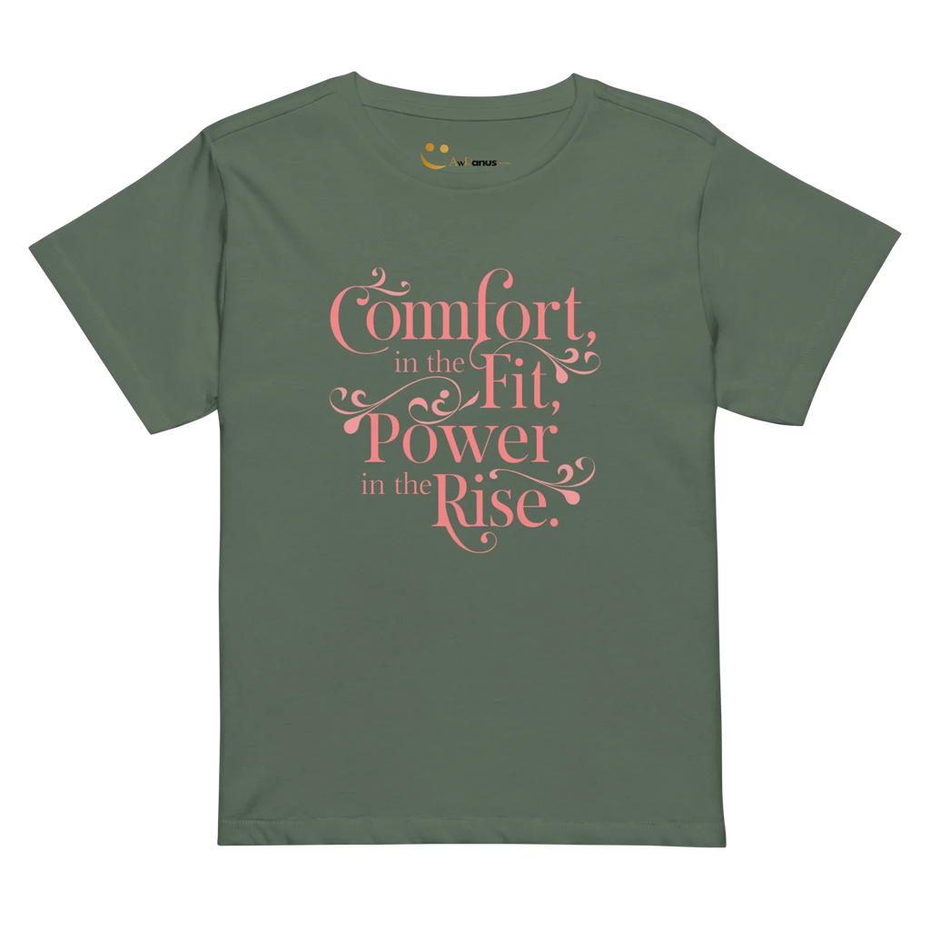 Women’s High-Waisted T-Shirt | Comfort In The Fit Power In The Rise - AwRans Clothing