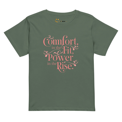 Women’s High-Waisted T-Shirt | Comfort In The Fit Power In The Rise - AwRans Clothing