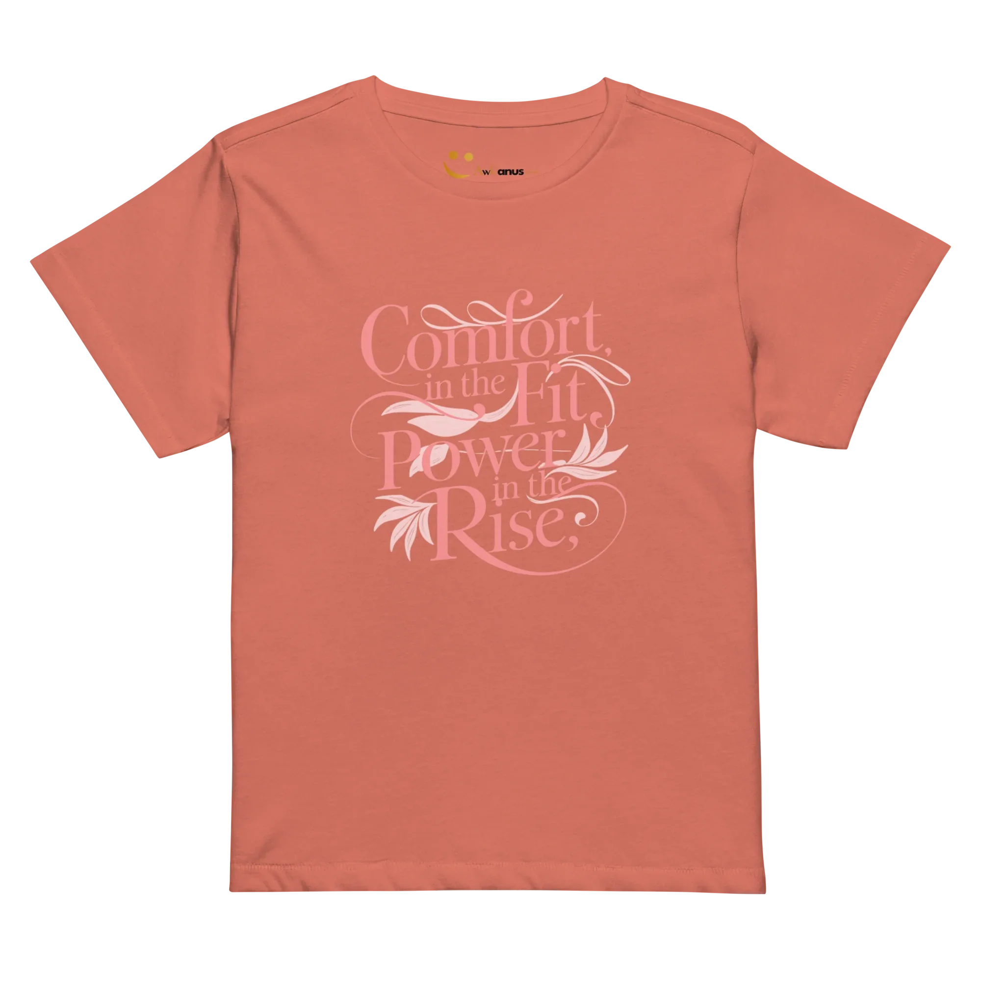 Women’s High-Waisted T-Shirt | Comfort In The Fit Power In The Rise - AwRans Clothing