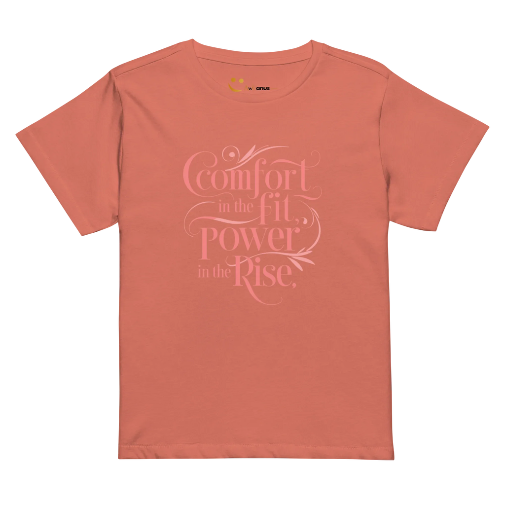 Women’s High-Waisted T-Shirt | Comfort In The Fit Poer In The Rise - AwRans Clothing