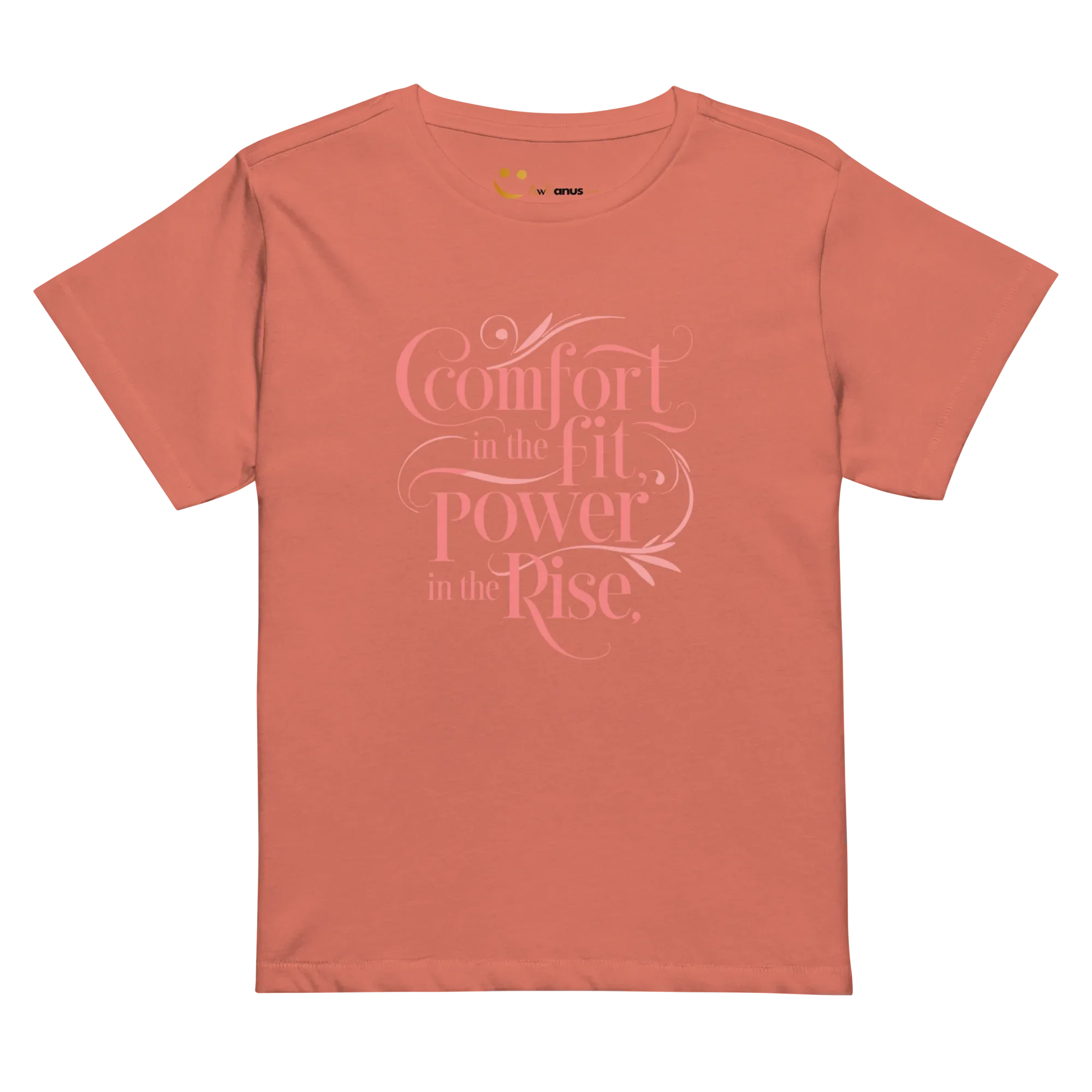 Women’s High-Waisted T-Shirt | Comfort In The Fit Poer In The Rise - AwRans Clothing