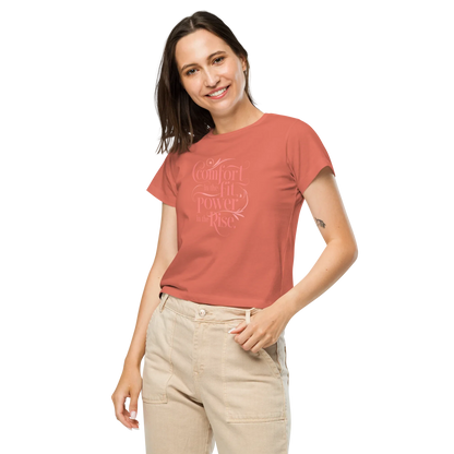 Women’s High-Waisted T-Shirt | Comfort In The Fit Poer In The Rise - AwRans Clothing