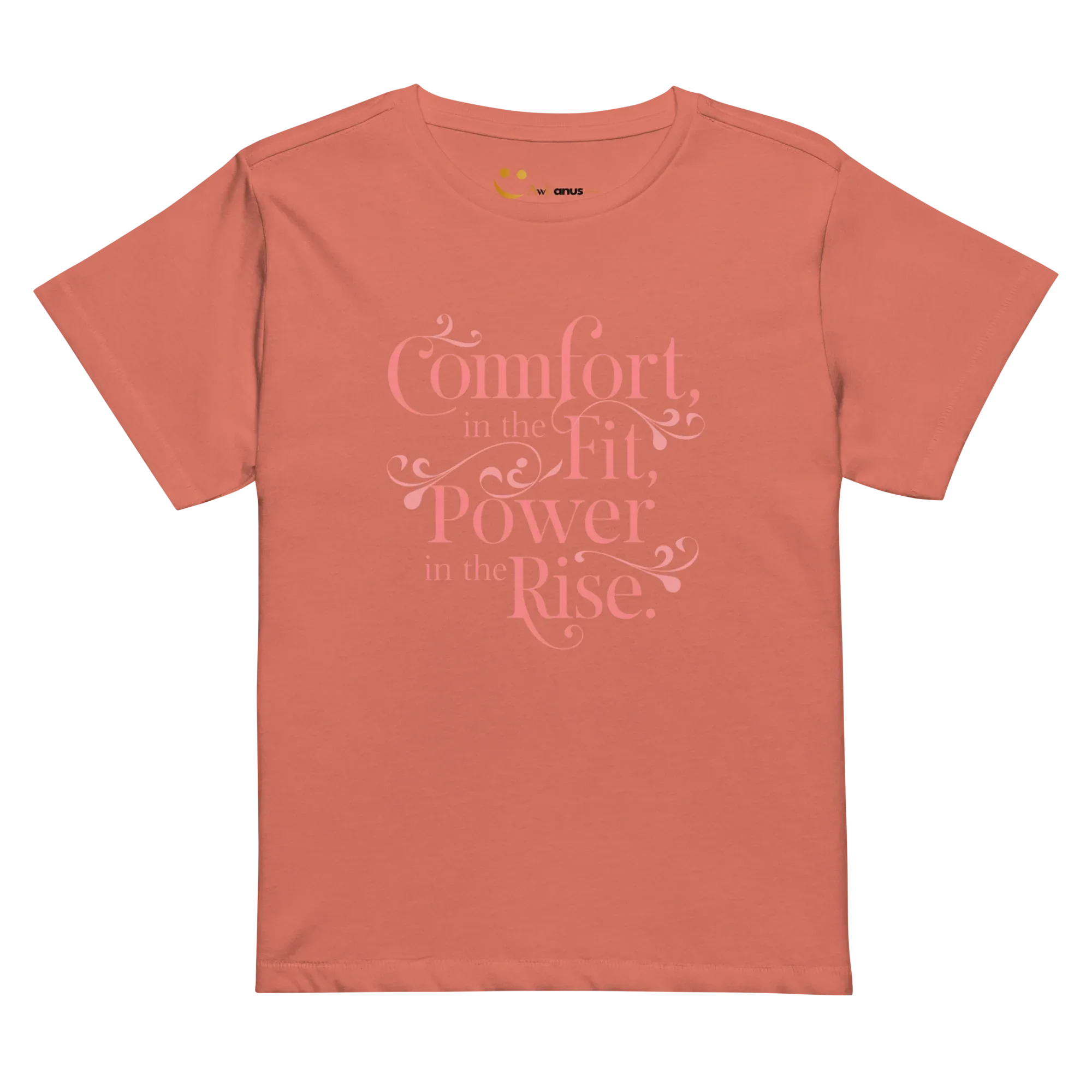 Women’s High-Waisted T-Shirt | Comfort In The Fit Power In The Rise - AwRans Clothing