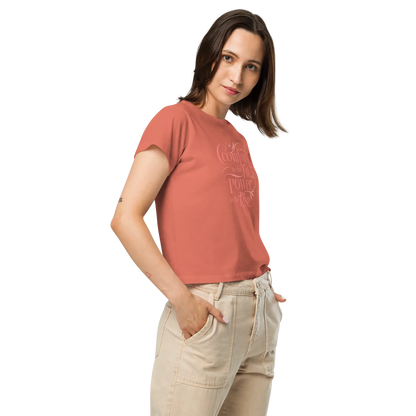 Women’s High-Waisted T-Shirt | Comfort In The Fit Poer In The Rise - AwRans Clothing