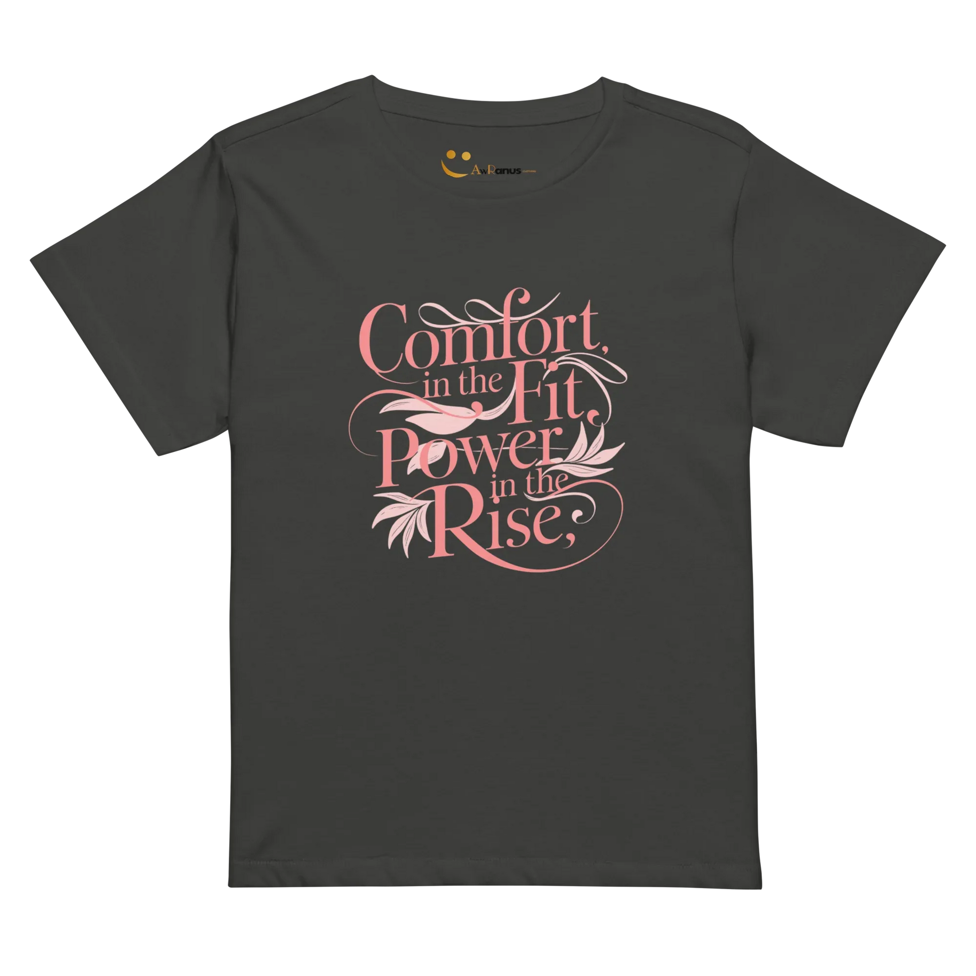 Women’s High-Waisted T-Shirt | Comfort In The Fit Power In The Rise - AwRans Clothing