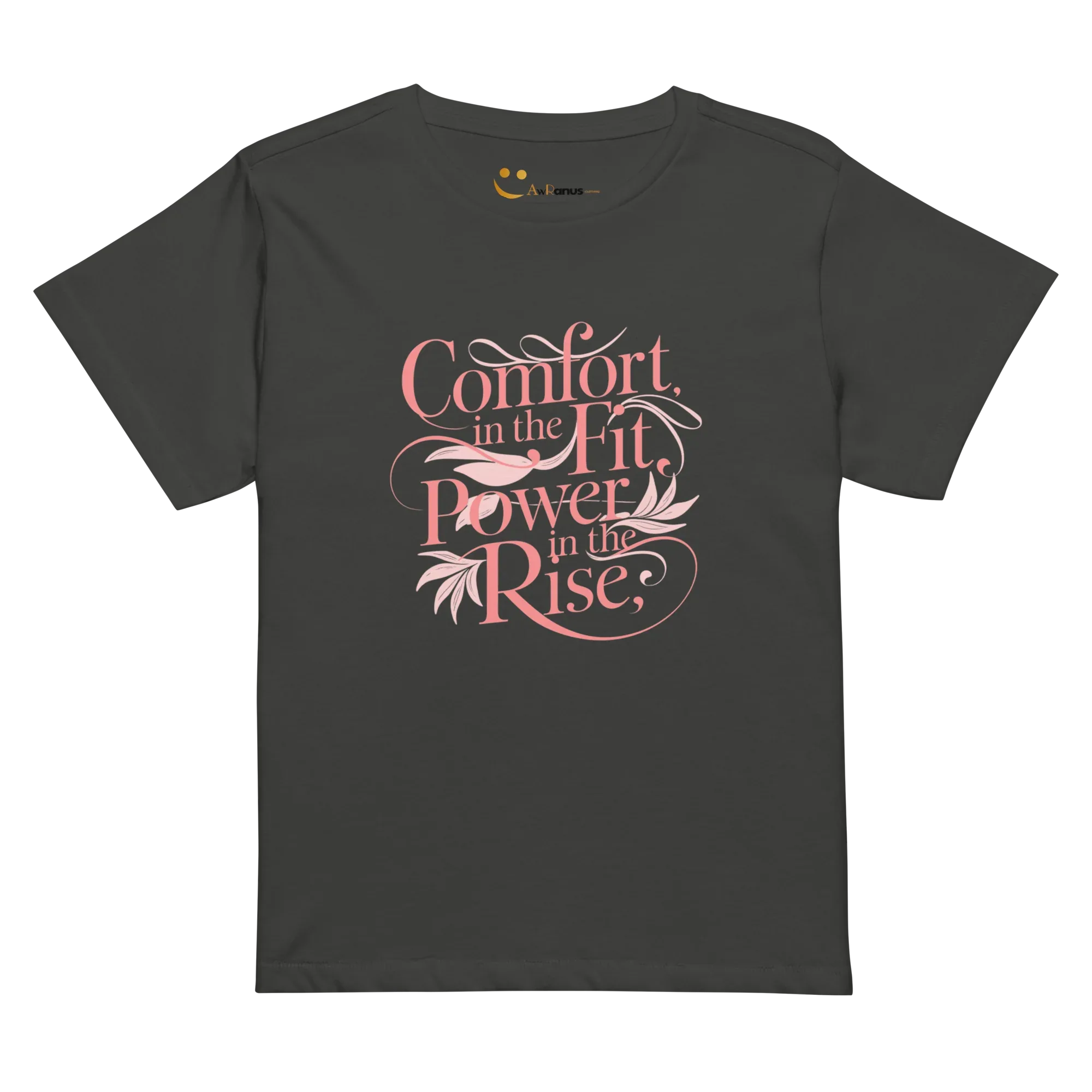 Women’s High-Waisted T-Shirt | Comfort In The Fit Power In The Rise - AwRans Clothing