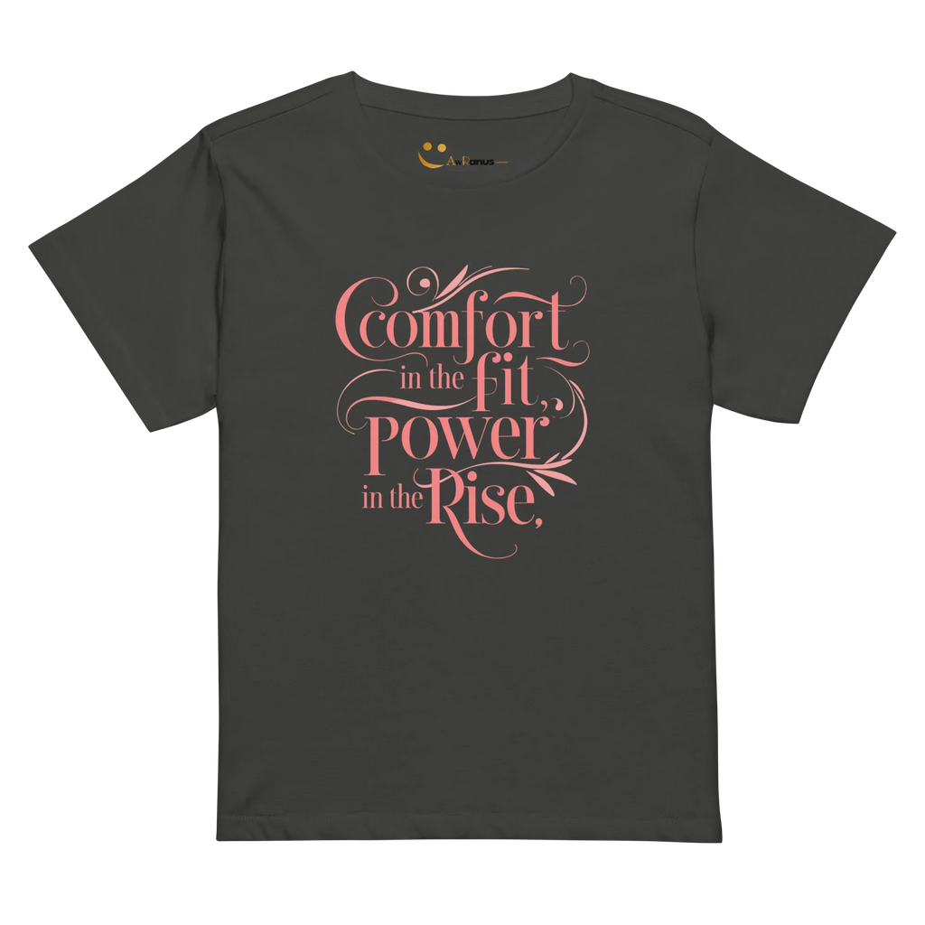 Women’s High-Waisted T-Shirt | Comfort In The Fit Poer In The Rise - AwRans Clothing