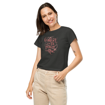 Women’s High-Waisted T-Shirt | Comfort In The Fit Poer In The Rise - AwRans Clothing