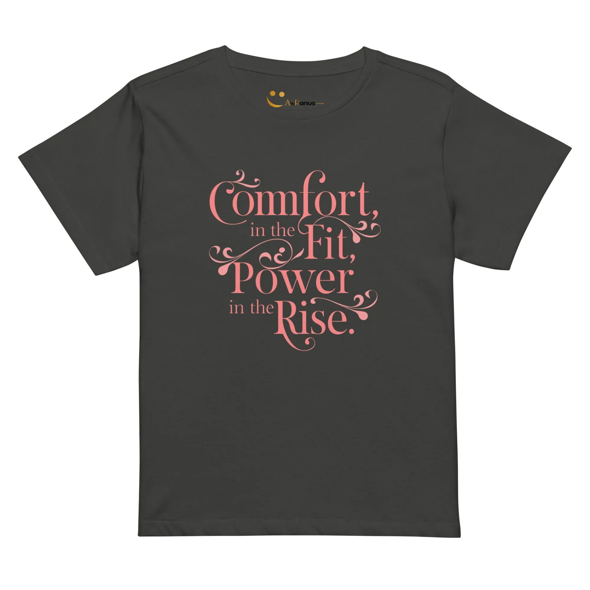Women’s High-Waisted T-Shirt | Comfort In The Fit Power In The Rise - AwRans Clothing