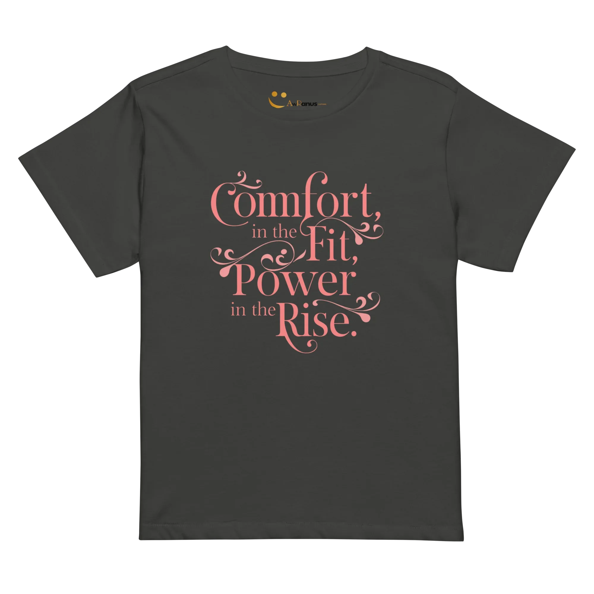 Women’s High-Waisted T-Shirt | Comfort In The Fit Power In The Rise - AwRans Clothing