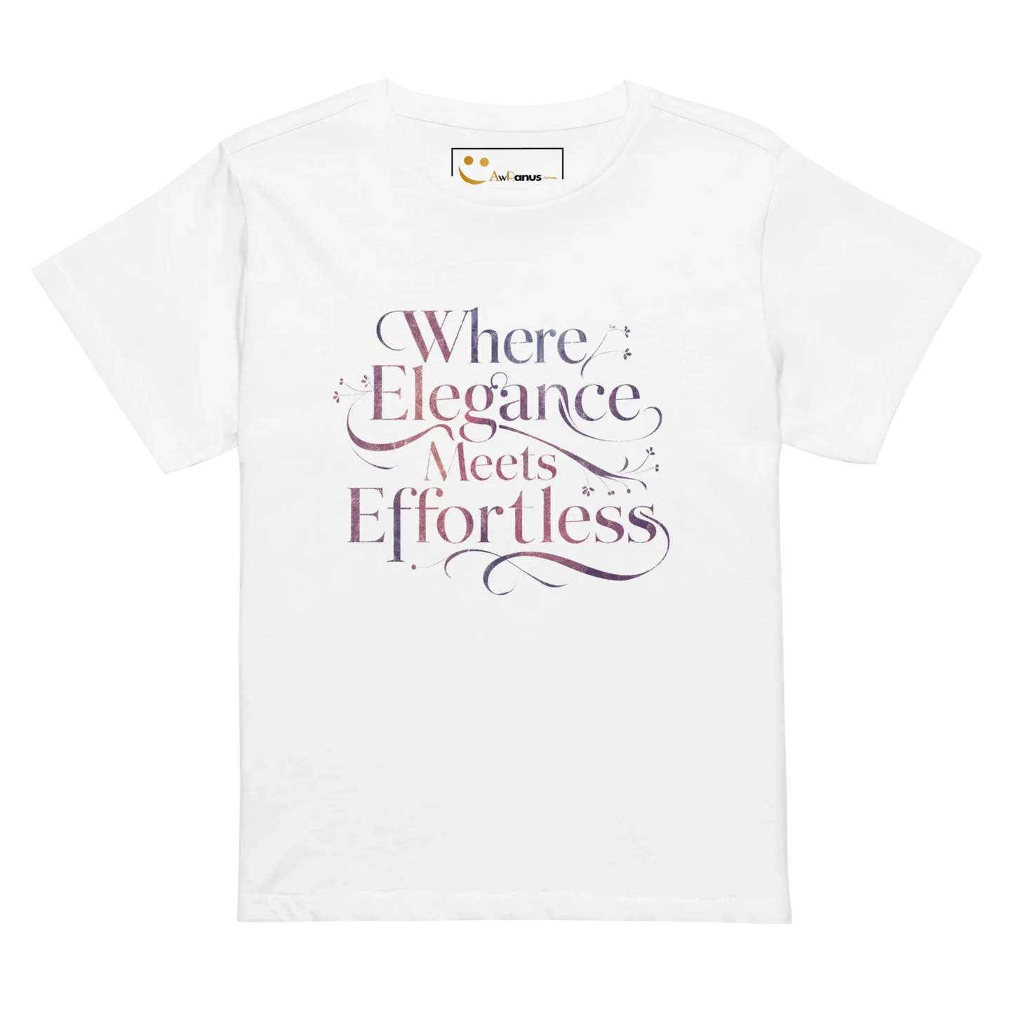 Women’s High-Waisted T-Shirt | Where Elegance Meets Effortless - AwRans Clothing