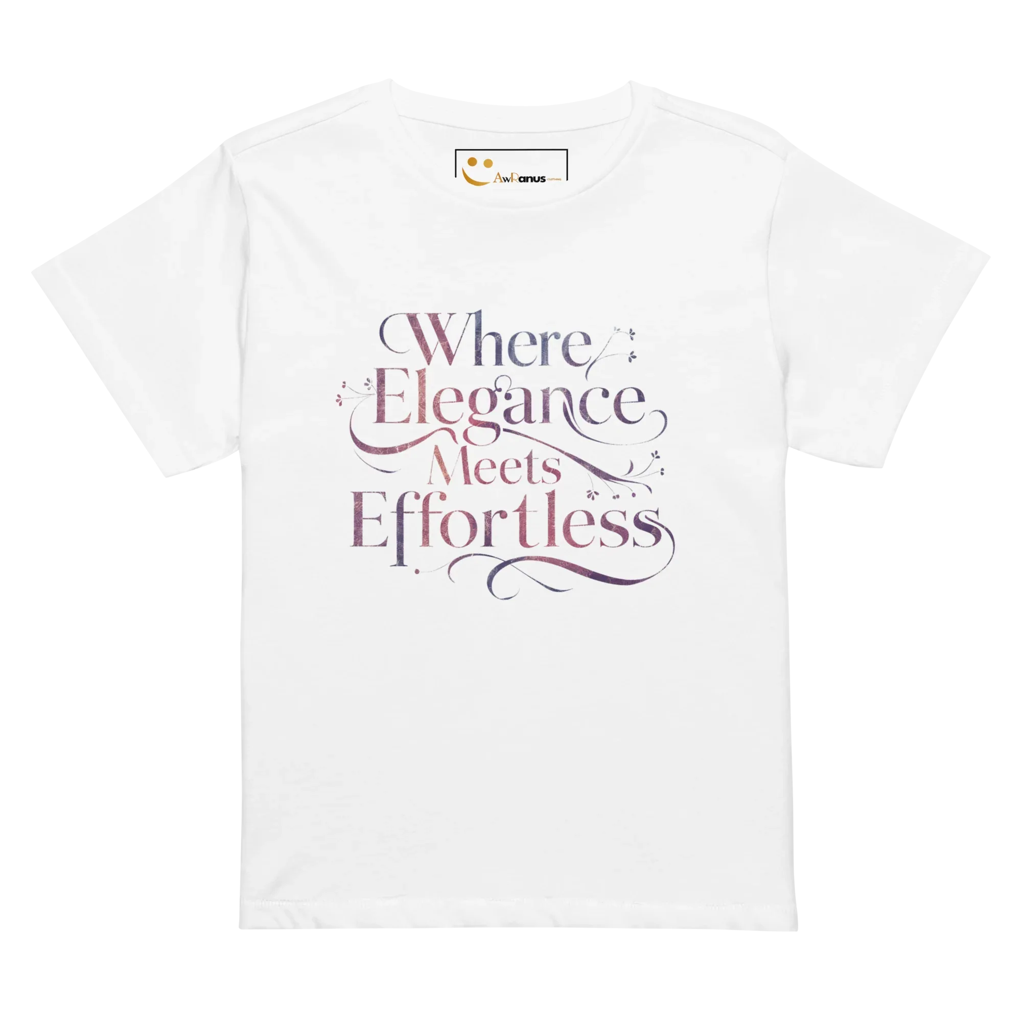 Women’s High-Waisted T-Shirt | Where Elegance Meets Effortless - AwRans Clothing